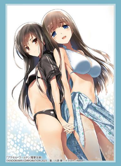 Bushiroad Sleeve Collection High-grade Vol. 3951 Dengeki Bunko Accel World Kuroyukihime & Kurasaki Fuuko image 1