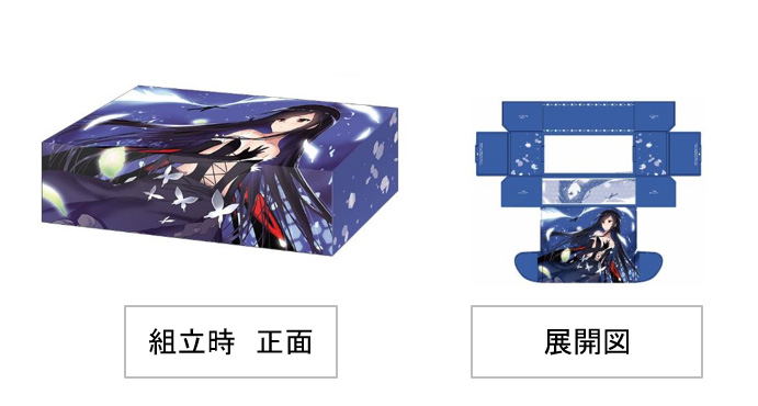 Bushiroad Storage Box Collection V2 Vol. 246 Dengeki Bunko Accel World Kuroyukihime image 1