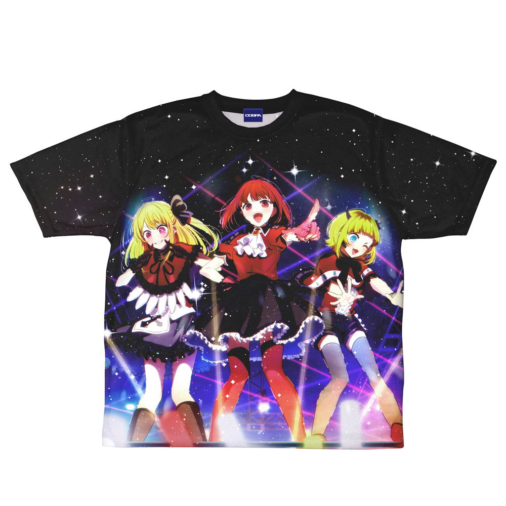 Oshi No Ko B Komachi Double-sided Full Graphic T-shirt (Size XL)