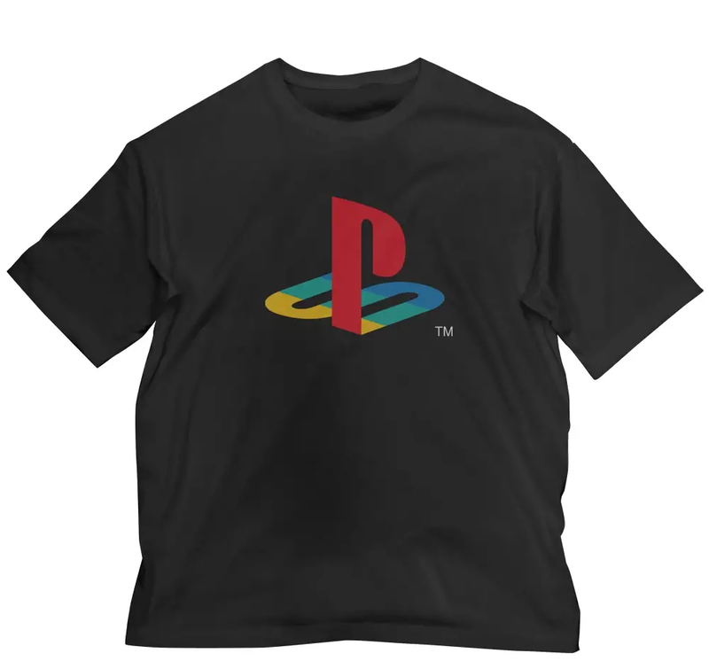PlayStation - Big Silhouette T-shirt For The First Generation (Black | Size L) image 1