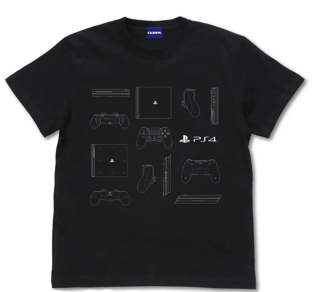 Black 2024 playstation shirt