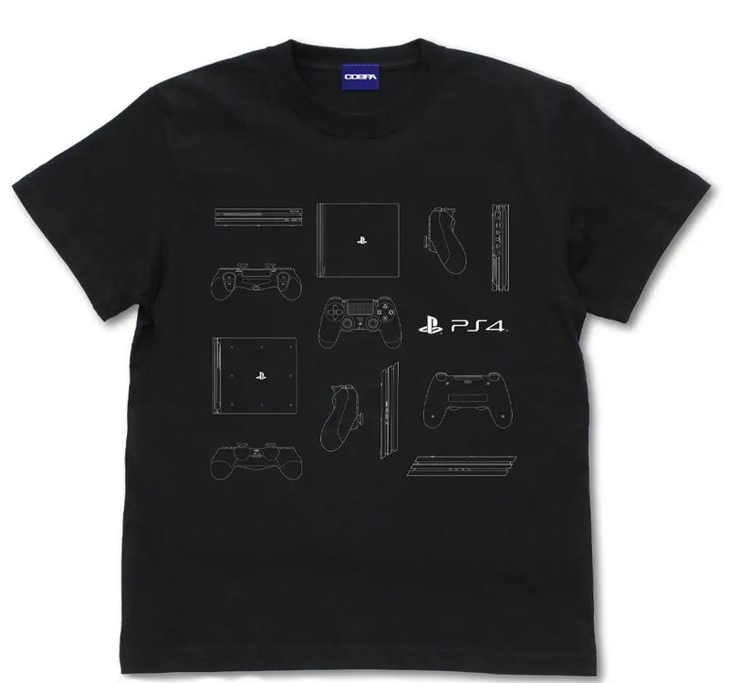 PlayStation - PlayStation 4 T-shirt (Black | Size XL) image 1