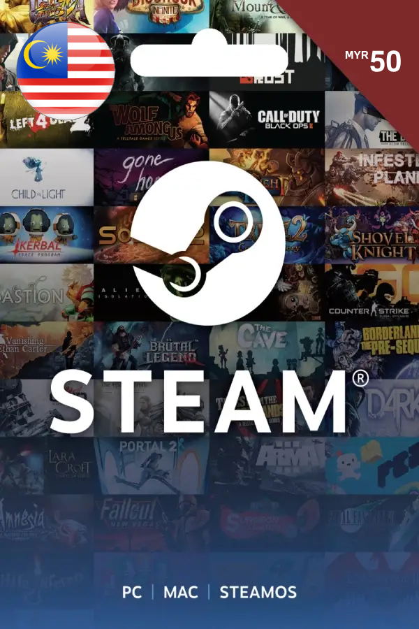 Steam Gift Card (MYR 50 | For Malaysia Currency Only) <span class="ext" style="background-color: #2a475e; color: #FFFFFF;">STEAM</span> <span class="ext ext_digital">digital</span> image 1