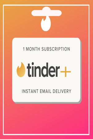 Tinder Plus 1 Month Subscription | Europe Account_