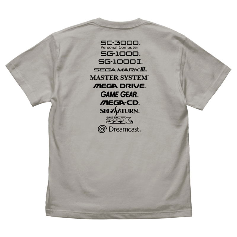 SEGA Hardware x Uncle From Another World T-shirt (Light Gray | Size XL) image 2