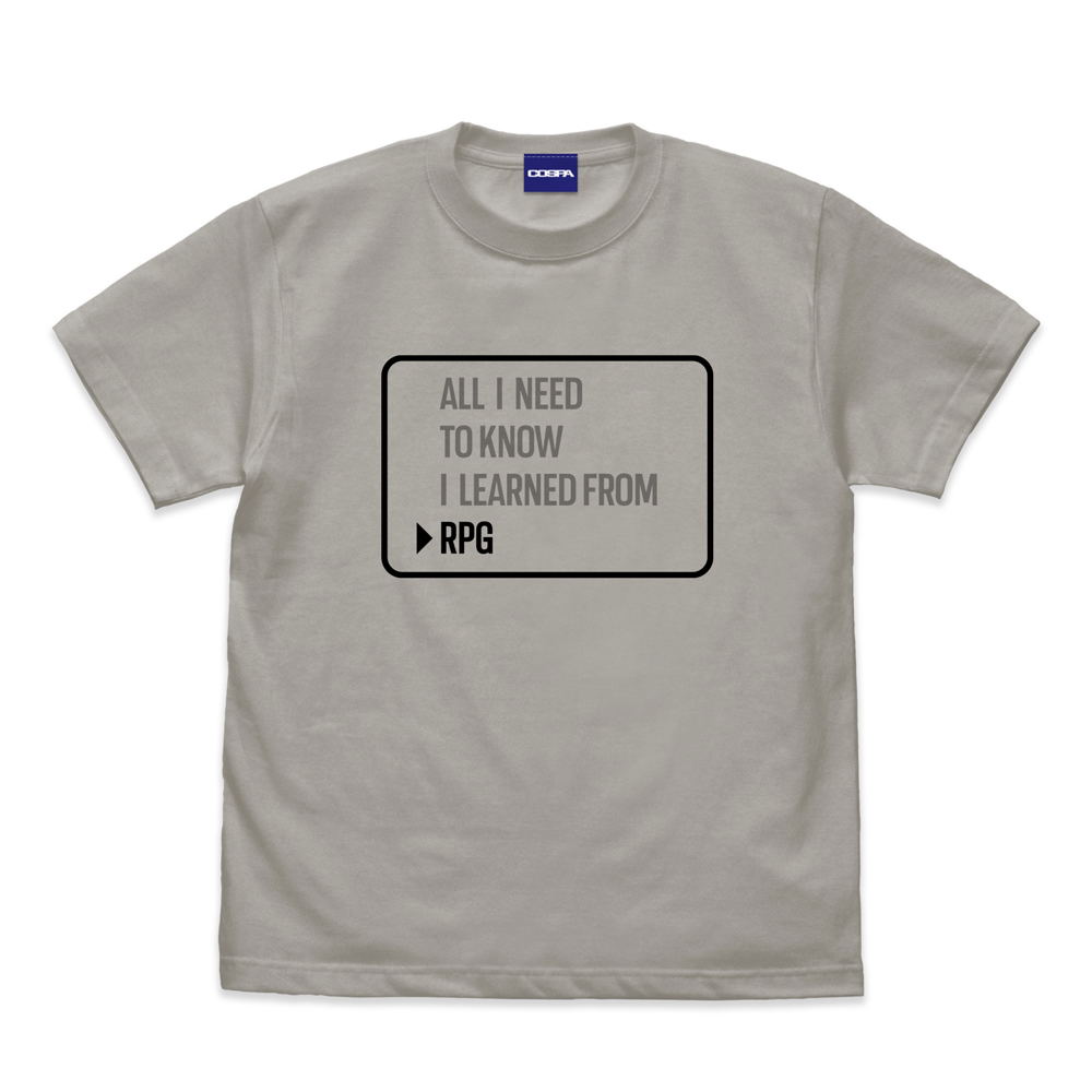 Itemya - RPG T-shirt (Light Gray | Size XL)