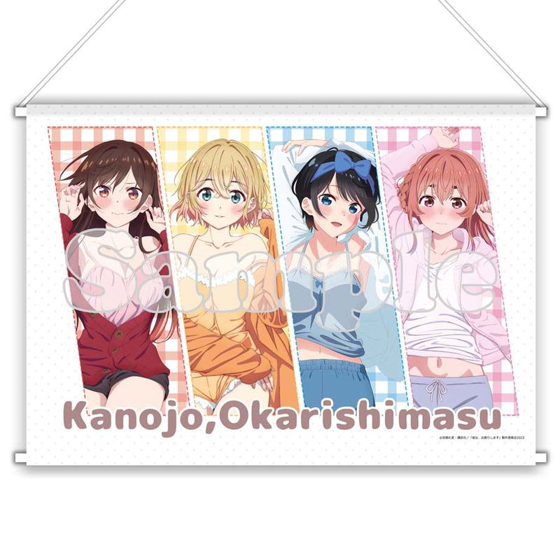 Rent-A-Girlfriend Season 3 Original Illustration B2 Tapestry Room Wear Ver. (Re-run) image 1