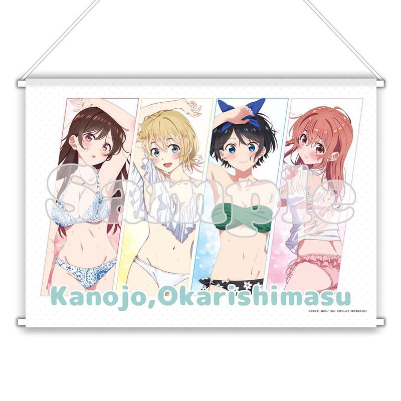 Rent-A-Girlfriend Season 3 Original Illustration B2 Tapestry Swimsuit Ver. (Re-run) image 1