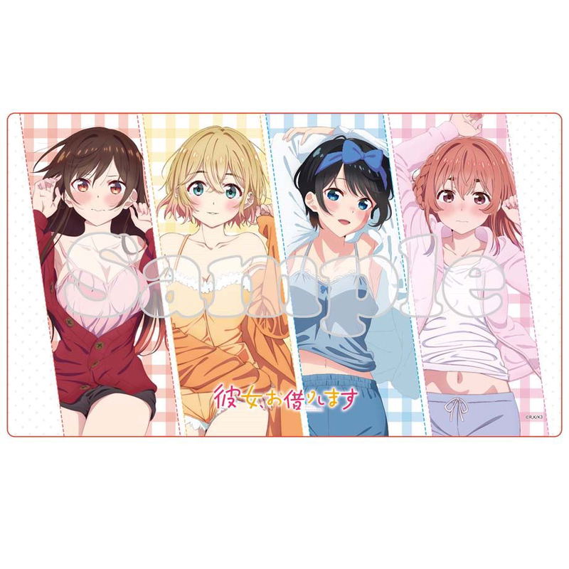 Rent-A-Girlfriend Season 3 Original Illustration Rubber Mat Room Wear Ver. image 1