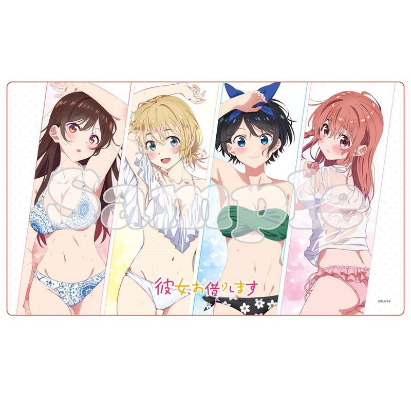 Rent-A-Girlfriend Season 3 Original Illustration Rubber Mat Swimsuit Ver. image 1