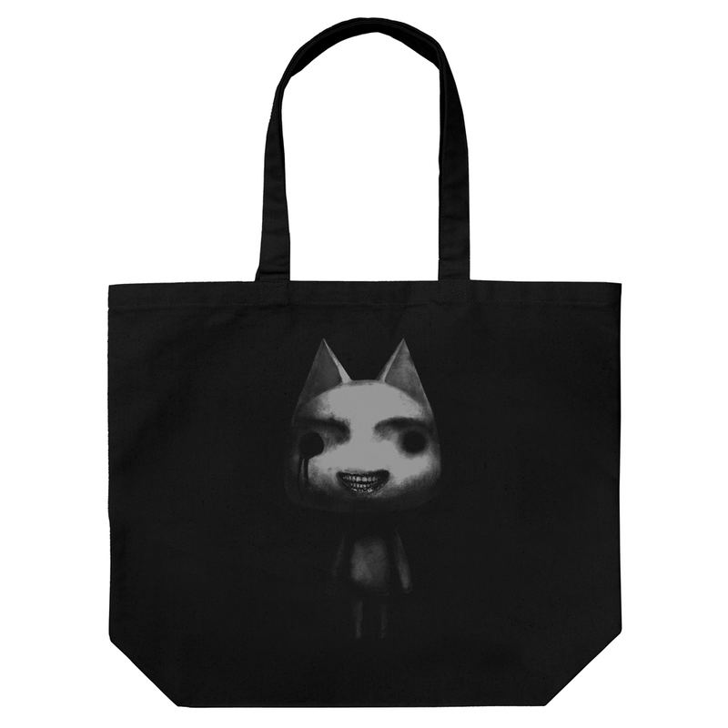 SIREN x Anywhere Issho Chibitro Large Tote Bag (Black) image 1