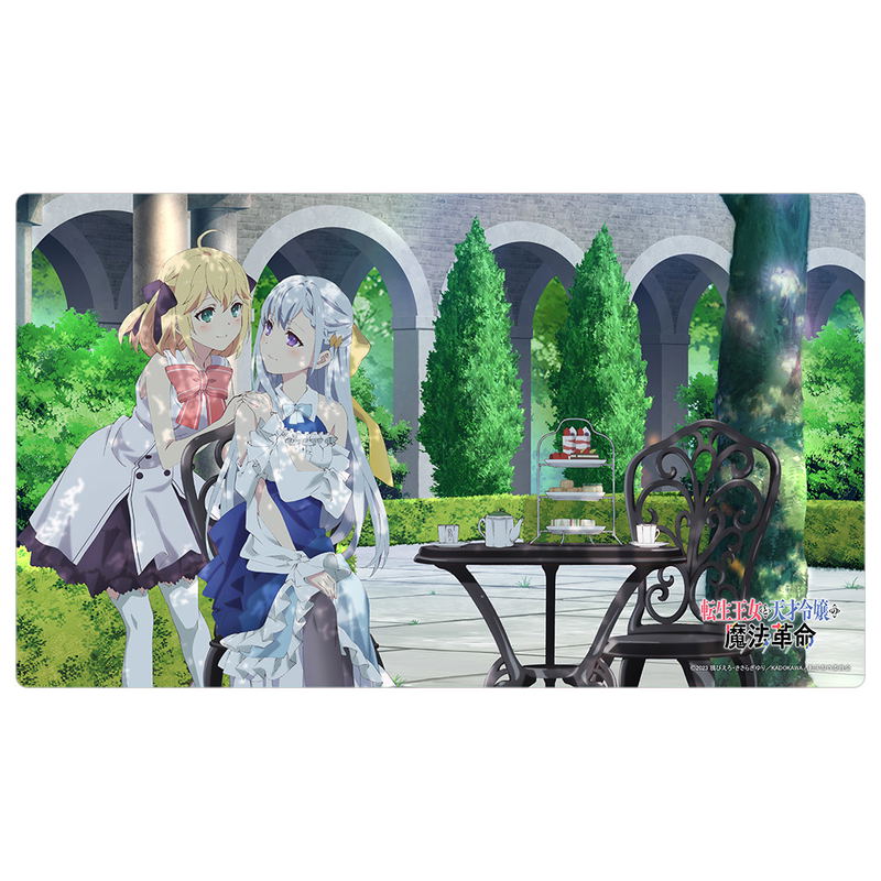 The Magical Revolution of the Reincarnated Princess and the Genius Young Lady Original Illustration Rubber Mat Anisphia & Euphyllia / Tea Party (Re-run) image 1