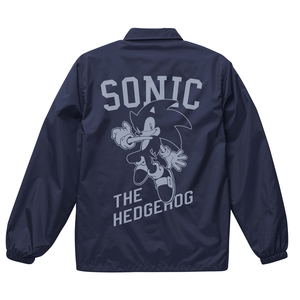 Hedgehog - Sonic College Coach Jacket (Navy | Size M)_