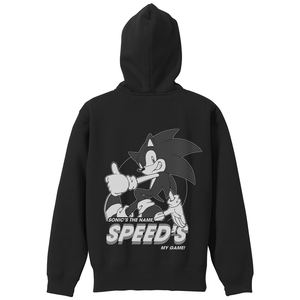 Sonic the Hedgehog - Sonic Zip Hoodie (Black | Size M)_