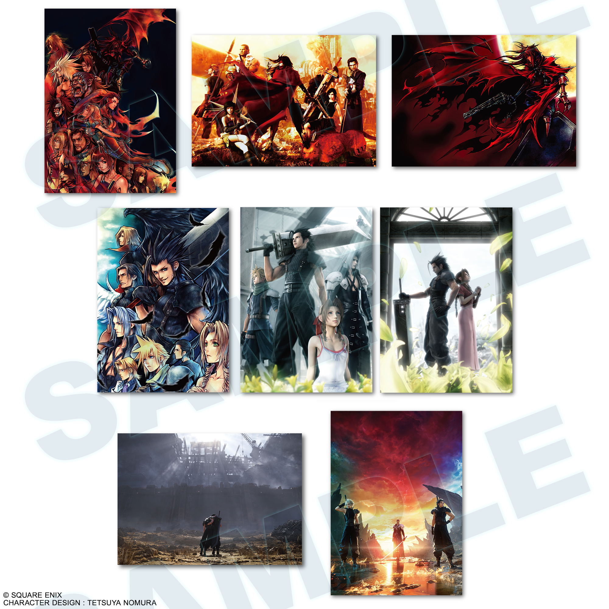 Coffret Digital Card Plus Vol.2 - Final Fantasy VII Anniversary Art Museum - Édition Limitée Japan