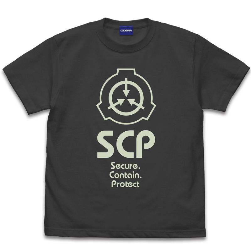 SCP Foundation Secure Contain Protect T-shirt Dark Gray (M Size) image 1