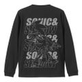 Sonic the Hedgehog - SONIC & SHADOW Long sleeve T-shirt(Black | Size S) thumbnail 1