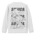 Sonic the Hedgehog - SONIC & SHADOW Long sleeve T-shirt(White | Size S) thumbnail 1