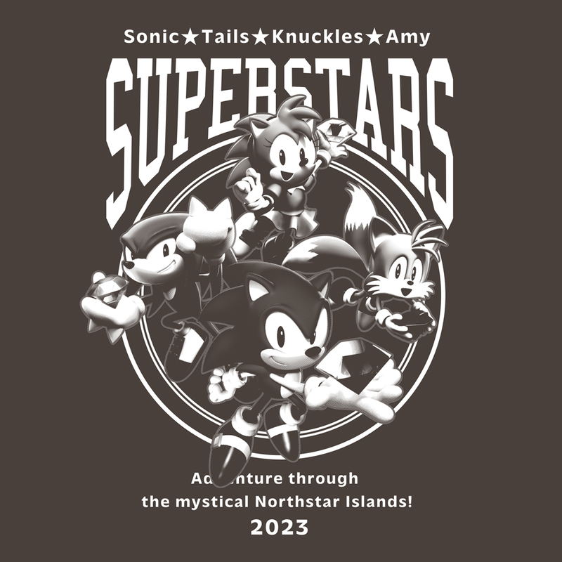 Sonic The Hedgehog - Sonic Superstars T-shirt (Charcoal | Size S) image 2