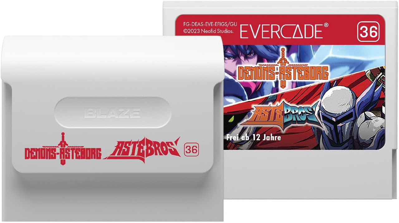 Evercade Dual Game Cartridge (Demons of Asteborg / Astebros) برای 