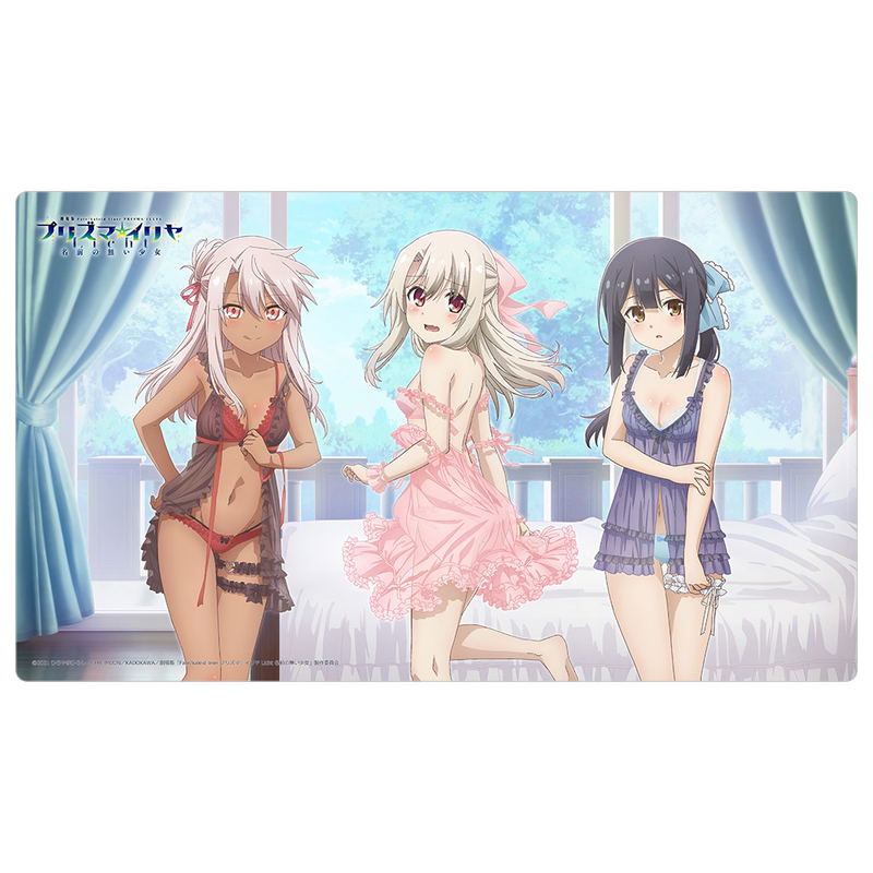 Fate/Kaleid Liner Prisma Illya: Licht - The Nameless Girl Original Illustration Rubber Mat Illya & Miyu & Chloe / Roomwear image 2