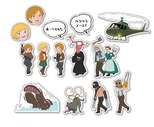 Resident Evil 4: Resident Evil Masterpiece Theater Flake Sticker_