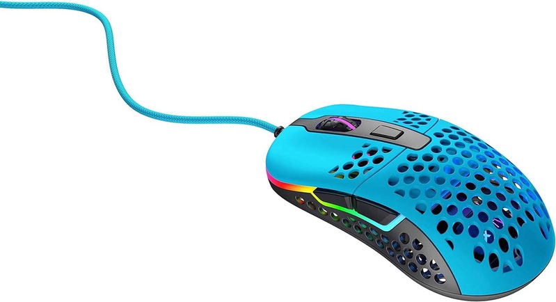 XTRFY M42 RGB Wired Mouse (Miami Blue) image 1