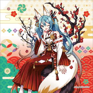 Hatsune Miku Hyakki Yakou Cushion Cover Youko (Ume)_