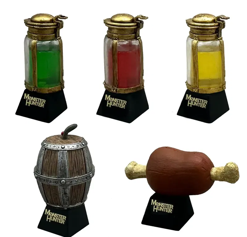 Monster Hunter Desktop Figure -Item Mascot- (Set of 6 Pieces) (Re-run) image 1
