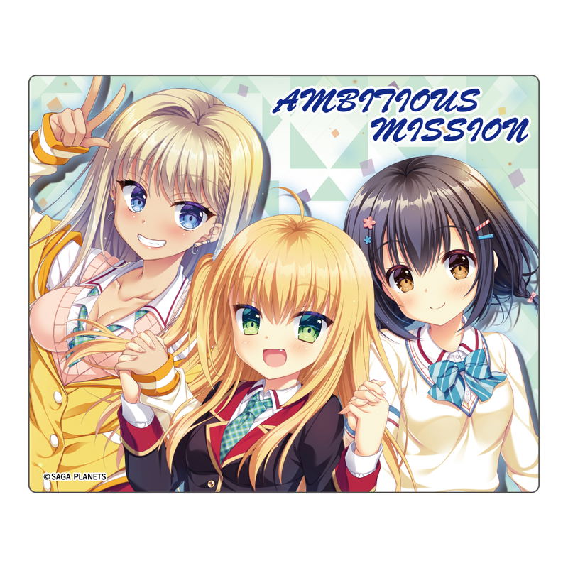Ambitious Mission Mouse Pad Yae & Nijimu & Charlotte image 1