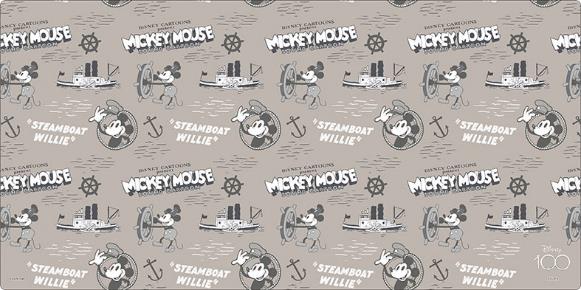 Bushiroad Rubber Mat Collection V2 Vol. 1022 Disney 100 Steamboat Willie image 1