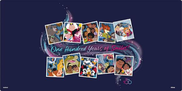 Bushiroad Rubber Mat Collection V2 Vol. 1023 Disney 100 Photo image 1