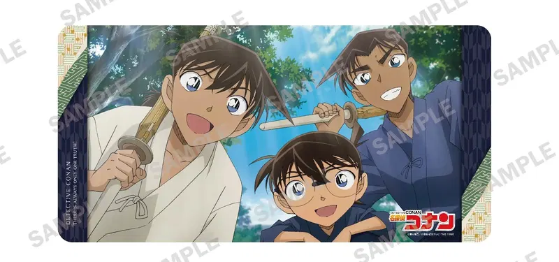 Detective Conan Interior Mat Collection 2023 Edogawa Conan & Hattori Heiji & Okita Soshi image 1