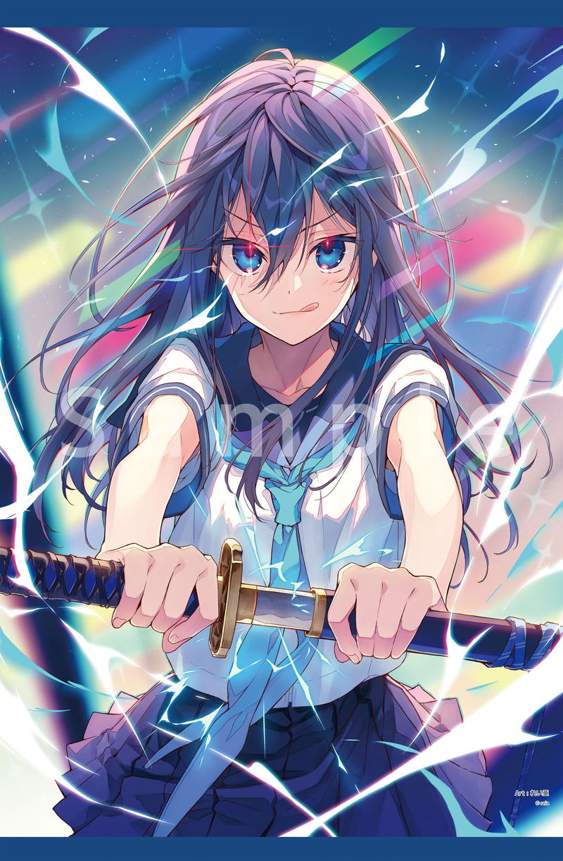 Original HD Tapestry Tapesuke Strong Character Girls 01 Sunao Naoko Illustration by Reia B2 Size HD Tapestry image 1