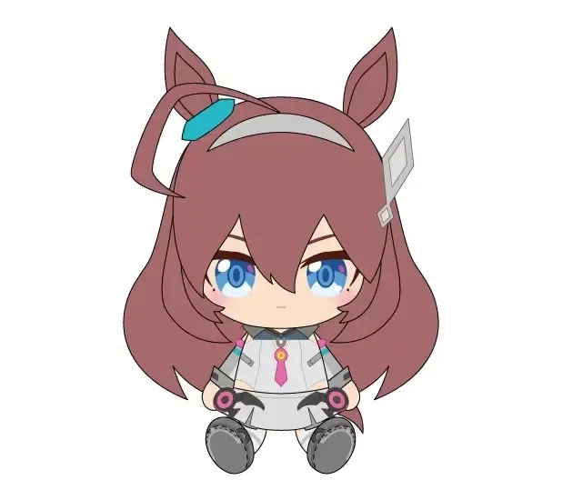Uma Musume Pretty Derby: Chibi Plush Mihono Bourbon image 1