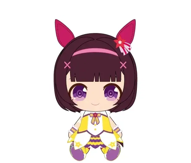 Uma Musume Pretty Derby: Chibi Plush Nishino Flower image 1
