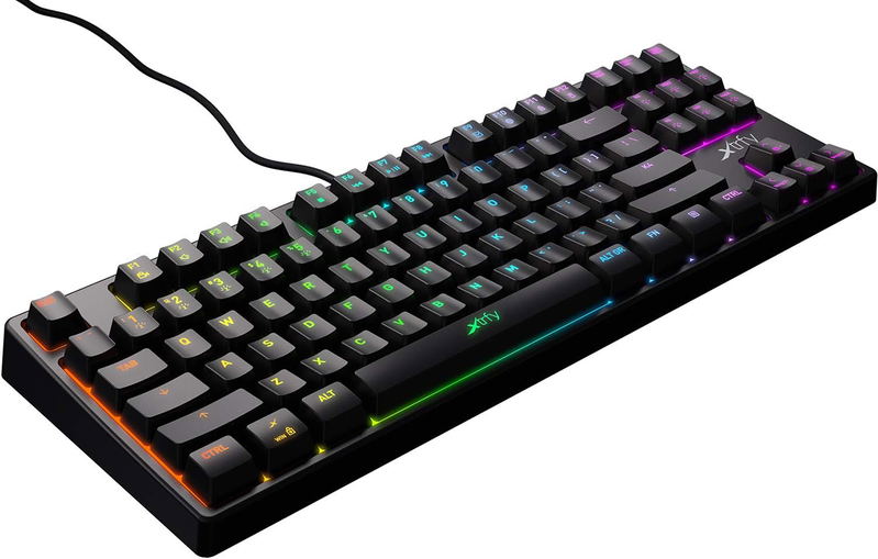 XTRFY K4 RGB Tenkeyless Mechanical Gaming Keyboard Wired (Black) image 2