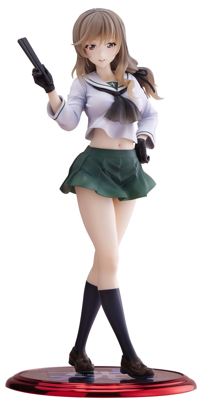 DreamTech Girls Und Panzer Senshado Daisakusen! 1/7 Scale Pre-Painted Figure: Shimada Chiyo Oarai Girls Wave Corporation