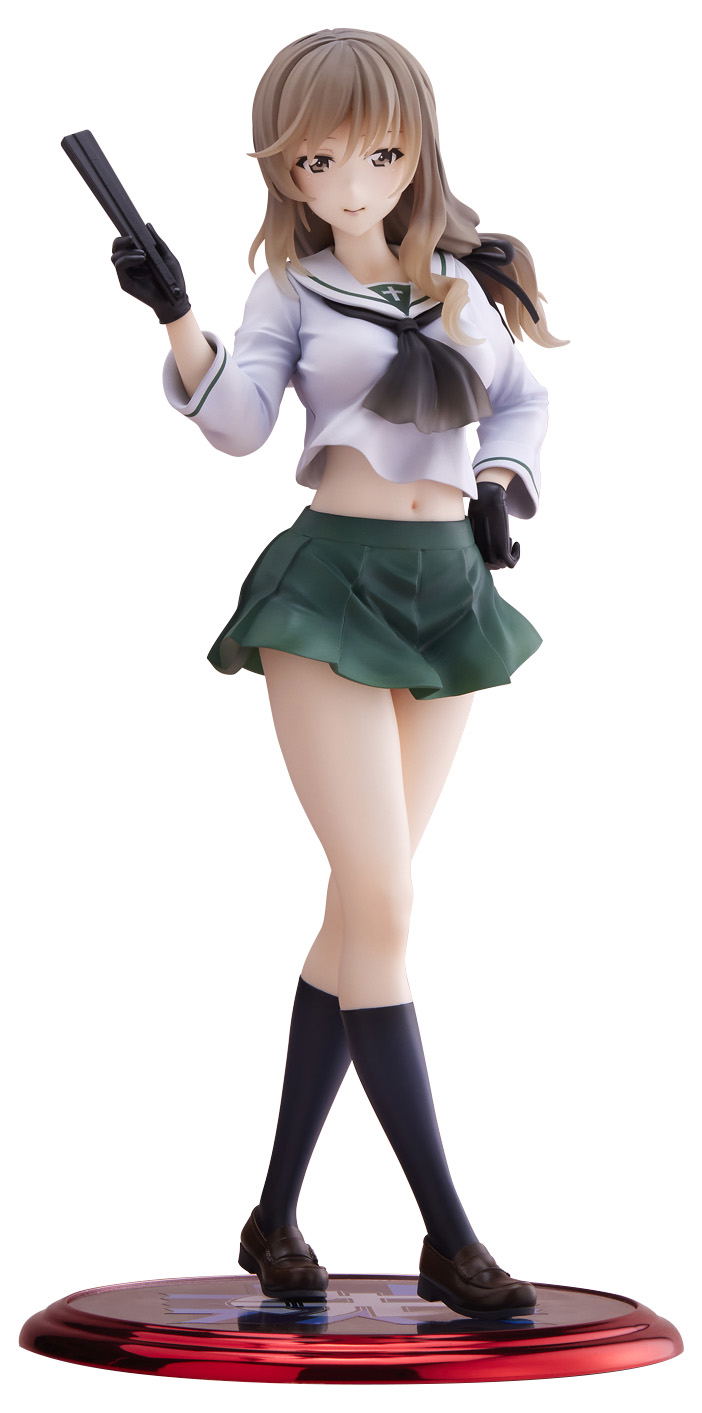 DreamTech Girls Und Panzer Senshado Daisakusen! 1/7 Scale Pre-Painted Figure: Shimada Chiyo Oarai Girls image 1