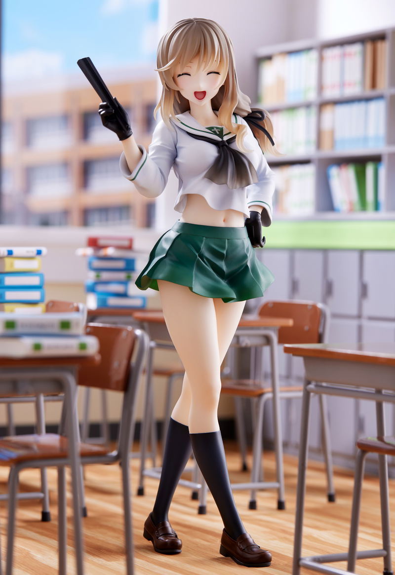 DreamTech Girls Und Panzer Senshado Daisakusen! 1/7 Scale Pre-Painted Figure: Shimada Chiyo Oarai Girls image 10