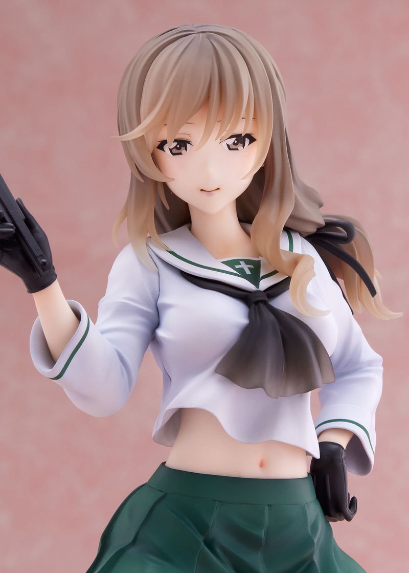 DreamTech Girls Und Panzer Senshado Daisakusen! 1/7 Scale Pre-Painted Figure: Shimada Chiyo Oarai Girls image 5