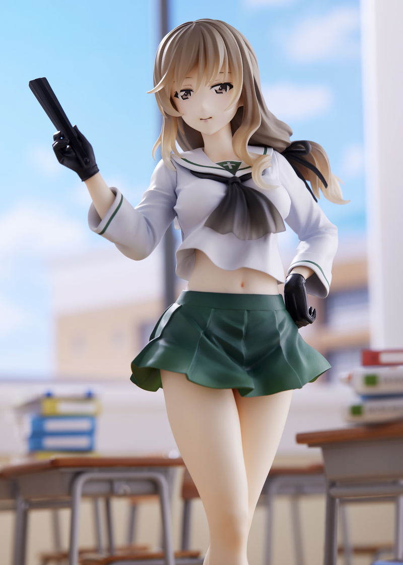 DreamTech Girls Und Panzer Senshado Daisakusen! 1/7 Scale Pre-Painted Figure: Shimada Chiyo Oarai Girls image 9