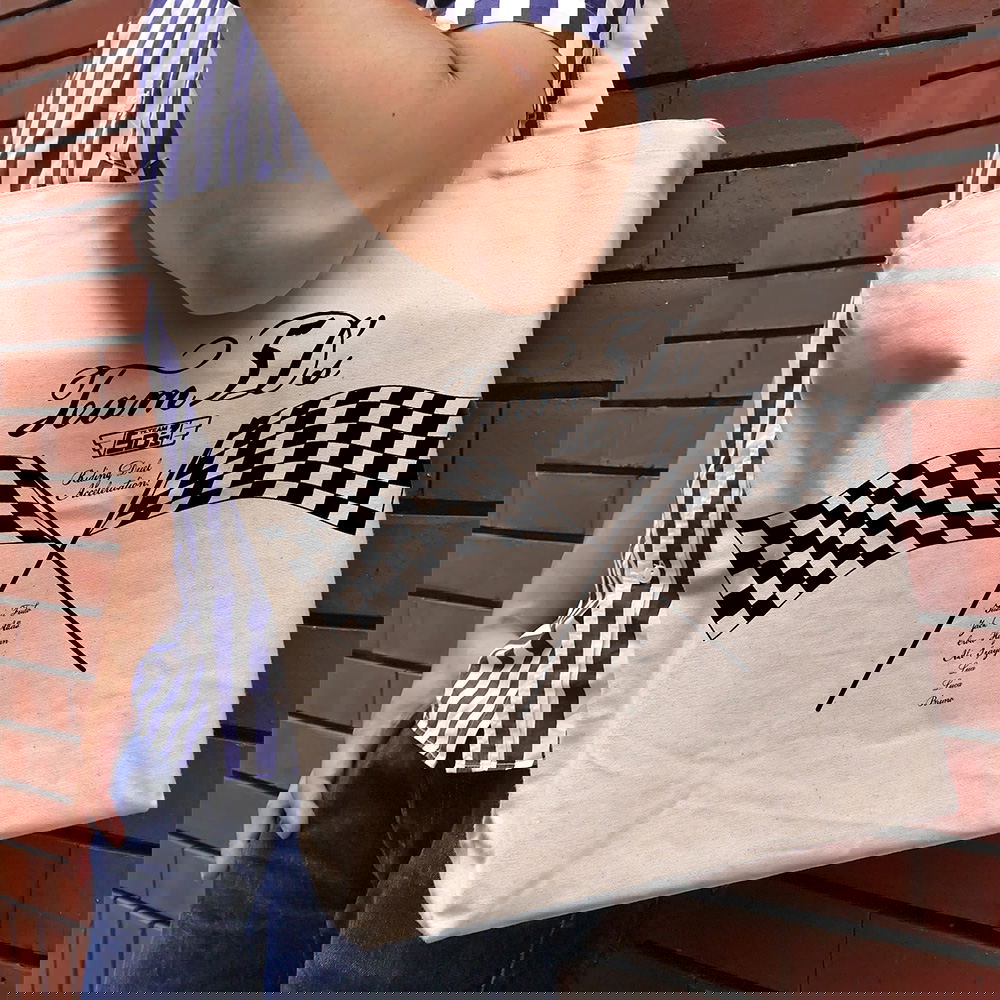 Yu-Gi-Oh! 5D's - Team 5D's Flag Large Tote Natural