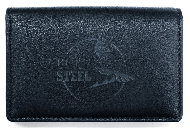 Arpeggio of Blue Steel Synthetic Leather Card Case image 1