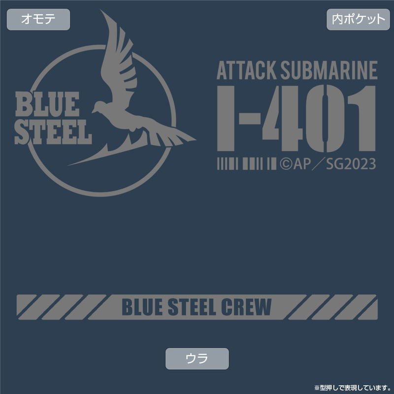 Arpeggio of Blue Steel Synthetic Leather Card Case image 4