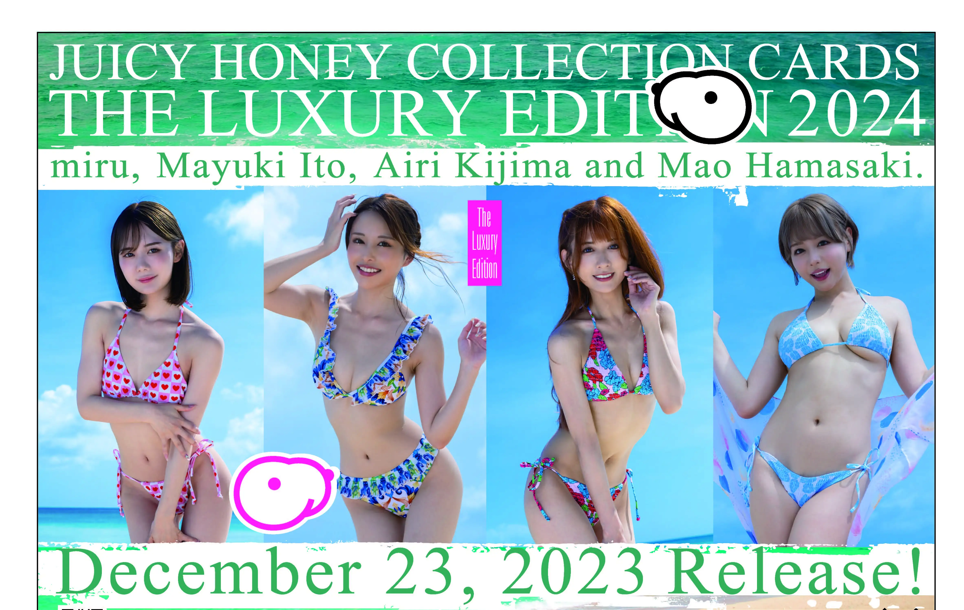 AVC Juicy Honey Collection Cards Luxury Edition 2024 Miru & Mayuki Ito & Airi Kijima & Mao Havarossa