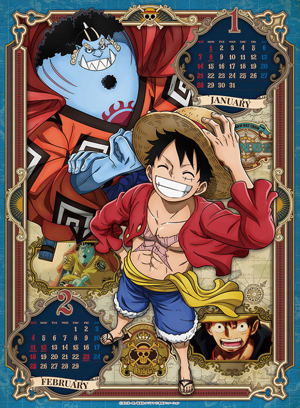 One Piece 2024 Wall Calendar - Bitcoin & Lightning accepted