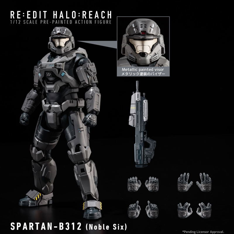RE:EDIT Halo: Reach 1/12 Scale Spartan-B312 (Noble Six) image 9