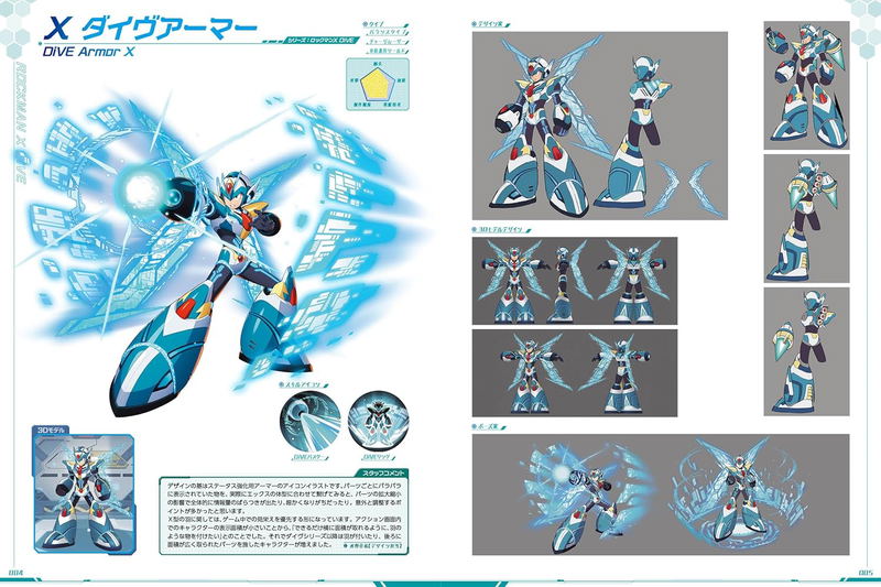 Rockman X Dive Illustration Collection image 3