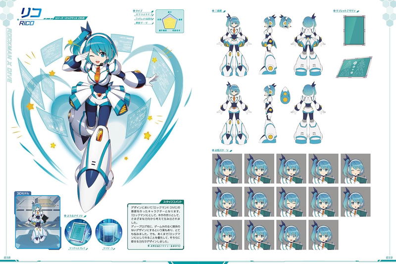 Rockman X Dive Illustration Collection image 5